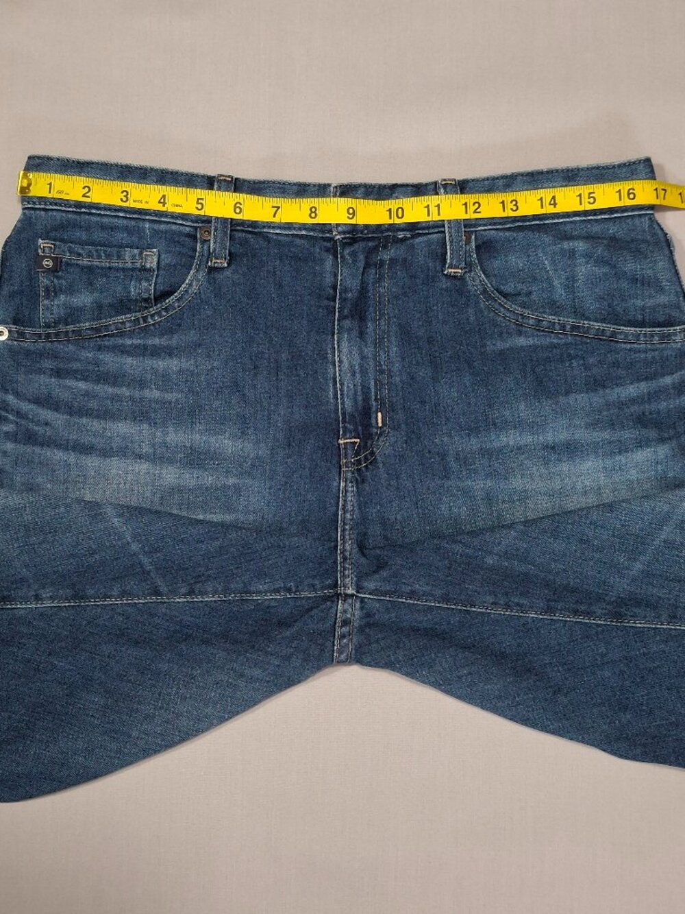AG Jeans Ex-Boyfriend Slouchy Slim Jeans Medium Wash Japanese Fabric | Size 29 - Picture 8 of 12